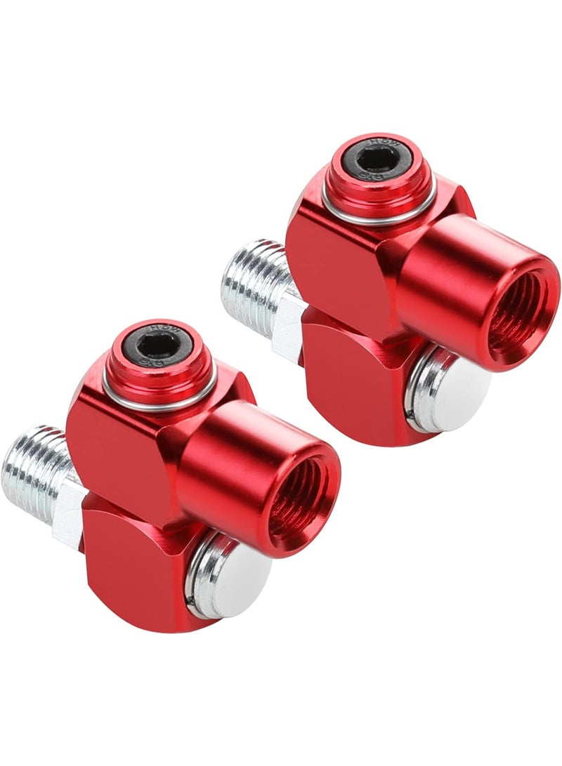 Hromee 1/4 Inch NPT 360 Degree Swivel Air Hose Connector, 1/4â€ Industrial Air Fittings and Pneumatic Tool Adapter 2 Pack
